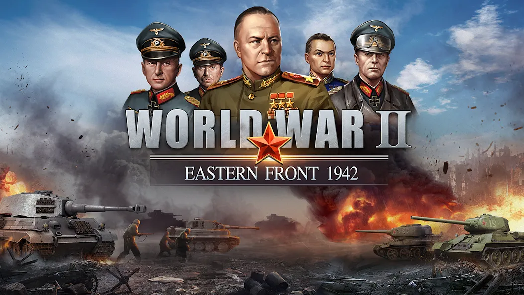 World War 2:WW2 Strategy Games (Вторая мировая война) [МОД: Меню, Бесконечные монеты и Открытые уровни] Screenshot 1