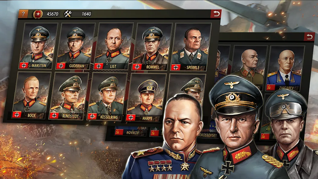 World War 2:WW2 Strategy Games (Вторая мировая война) [МОД: Меню, Бесконечные монеты и Открытые уровни] Screenshot 2