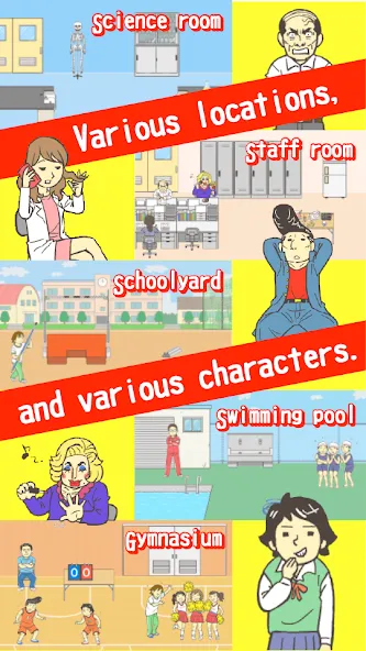 Ditching School! [МОД: Все открыто, Дополнительные деньги и Меню MOD] Screenshot 5