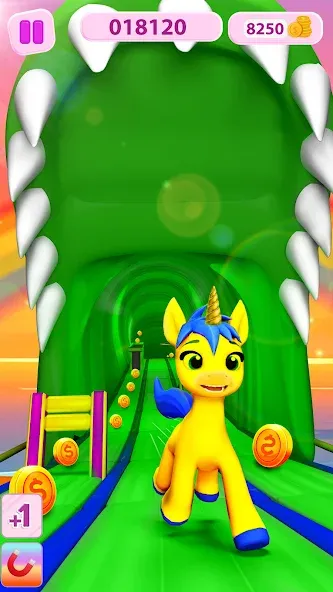 Unicorn Kingdom: Running Games (Юникорн Кингдом) [МОД: Много монет, Открытые уровни и Мега MOD] Screenshot 5