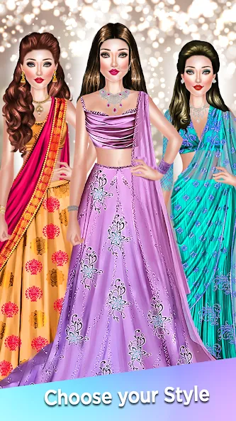Dress Up Game-Make Up games [МОД: Меню, Бесконечные монеты и Открытые уровни] Screenshot 3