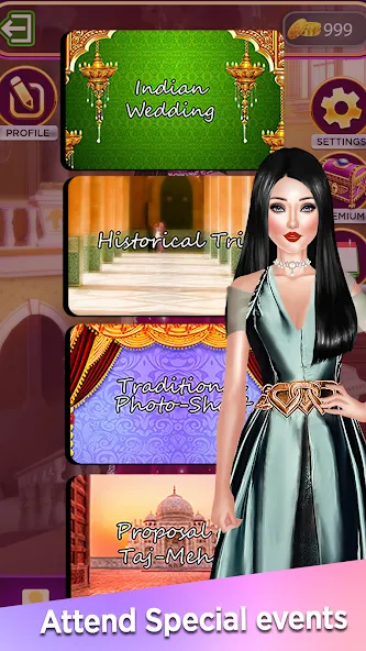 Dress Up Game-Make Up games [МОД: Меню, Бесконечные монеты и Открытые уровни] Screenshot 5