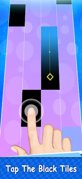 Magic Piano Music Tiles 2 (Магическое пианино Музыкальные плитки 2) [МОД: Все открыто, Дополнительные деньги и Меню MOD] Screenshot 1