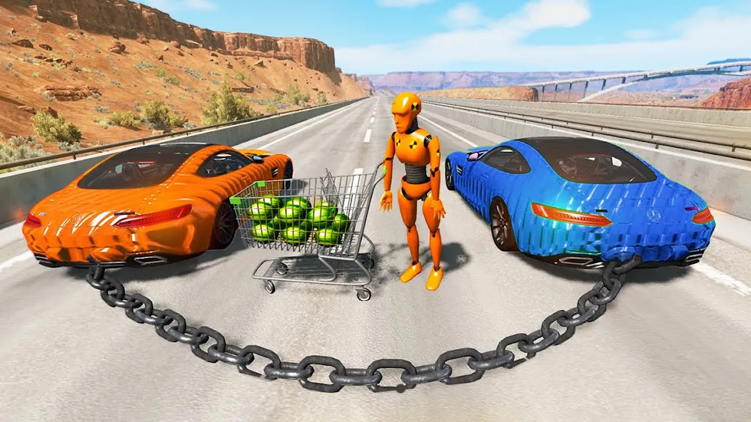 Car Crash: 3D Mega Demolition (Кар краш) [МОД: Бесконечные деньги, Монеты и Мега MOD] Screenshot 4