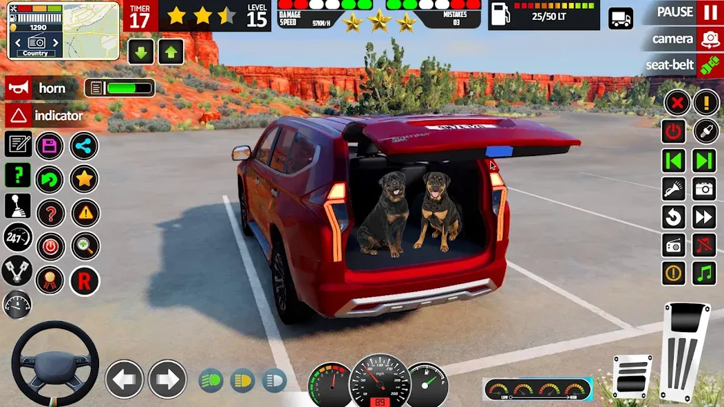 School Car Game 3d Car Driving [МОД: Бесконечные деньги, Монеты и Мега MOD] Screenshot 2