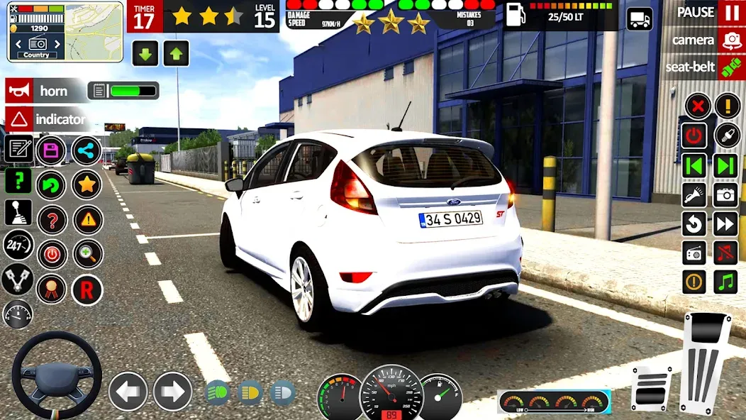 School Car Game 3d Car Driving [МОД: Бесконечные деньги, Монеты и Мега MOD] Screenshot 3