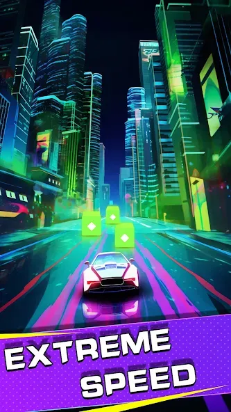 Beat Racing:Car&Music game (Бит Кар Гонки игра музыки ) [МОД: Деньги, Монеты и Меню MOD] Screenshot 3