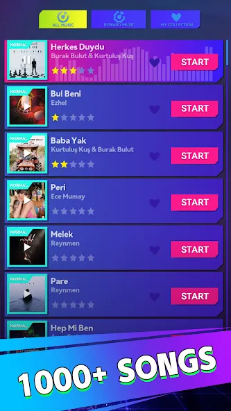 Beat Dancing EDM:music game (Бит Дэнсинг ЭДМ) [МОД: Деньги, Монеты и Меню MOD] Screenshot 1