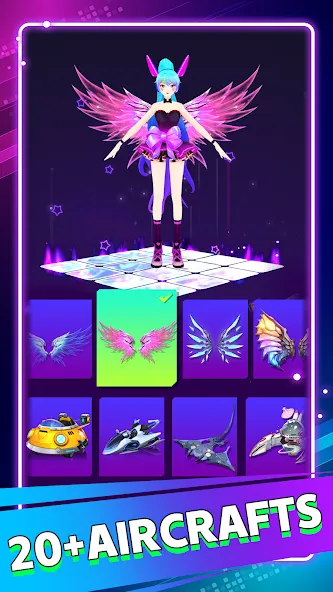 Beat Dancing EDM:music game (Бит Дэнсинг ЭДМ) [МОД: Деньги, Монеты и Меню MOD] Screenshot 5