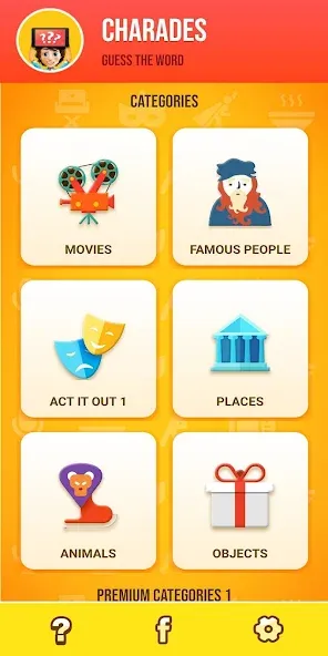 Charades Guess the Word [МОД: Бесконечные деньги, Монеты и Мега MOD] Screenshot 4