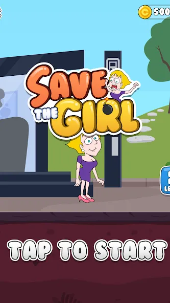Save The Girl [МОД: Много монет, Открытые уровни и Мега MOD] Screenshot 1
