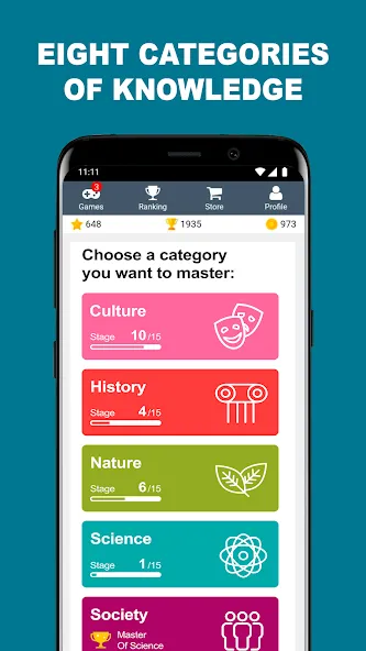 QuizzClub. Quiz & Trivia game (КвиззКлуб) [МОД: Все открыто, Дополнительные деньги и Меню MOD] Screenshot 4