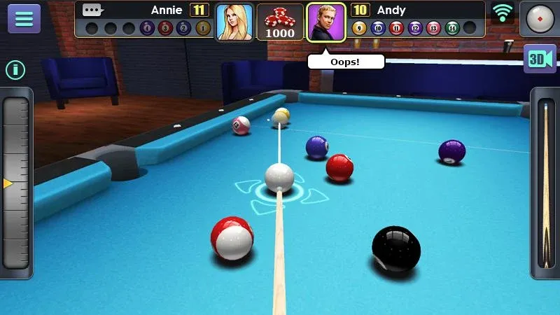 3D Pool Ball [МОД: Меню, Бесконечные монеты и Открытые уровни] Screenshot 1
