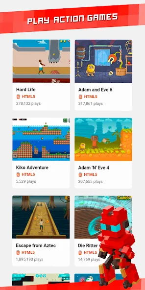 Y8 Mobile app (Мобильное приложение) [МОД: Все открыто, Дополнительные деньги и Меню MOD] Screenshot 1