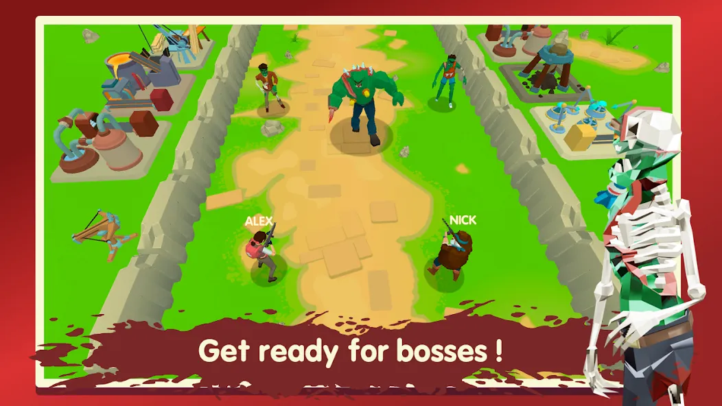 Two Guys & Zombies 3D: Online [МОД: Деньги, Монеты и Меню MOD] Screenshot 4