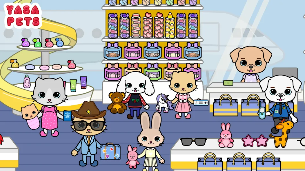 Yasa Pets Vacation (Яса Петс Вакейшн) [МОД: Много монет, Открытые уровни и Мега MOD] Screenshot 4