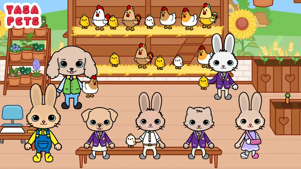 Yasa Pets Farm (Яса Петс Фарм) [МОД: Много денег, Монет и Все открыто] Screenshot 4