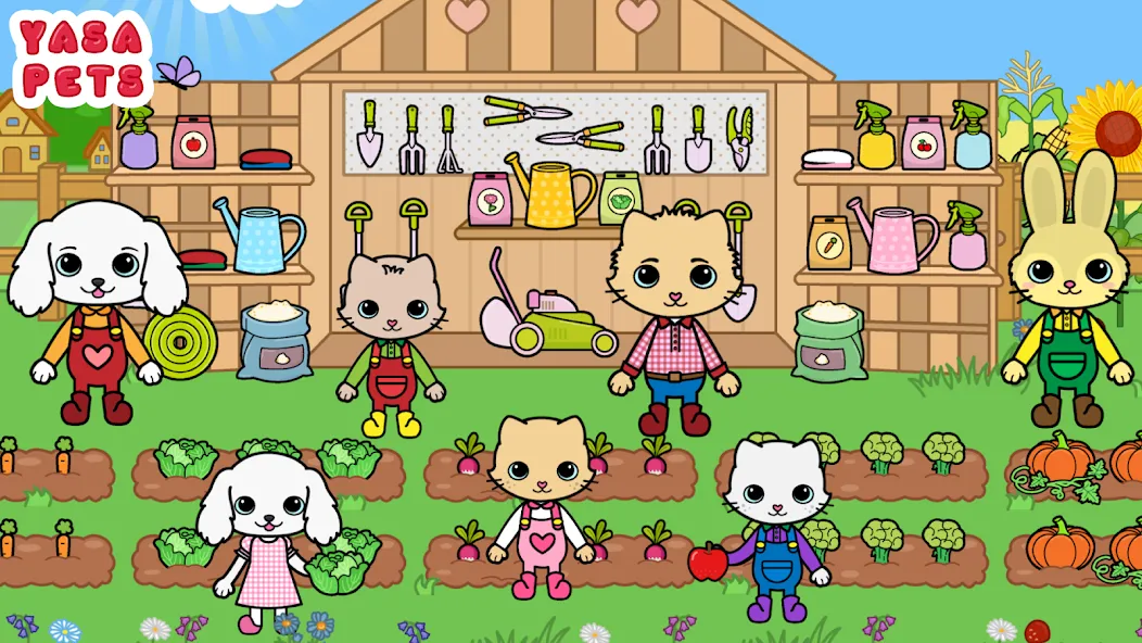 Yasa Pets Farm (Яса Петс Фарм) [МОД: Много денег, Монет и Все открыто] Screenshot 5