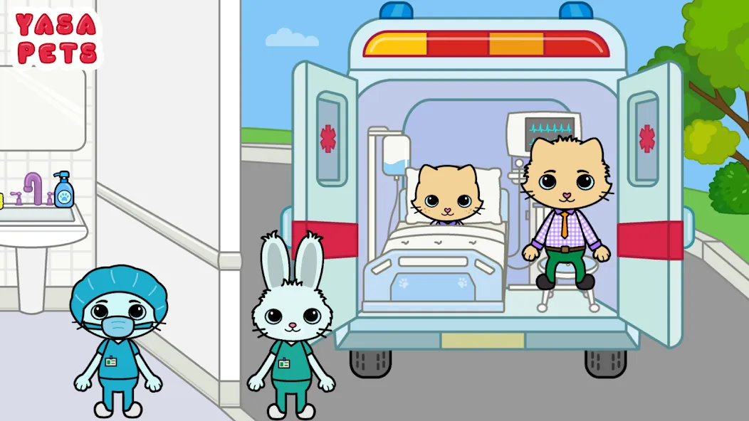 Yasa Pets Hospital (Яса Петс Хоспитал) [МОД: Бесконечные деньги, Монеты и Мега MOD] Screenshot 1
