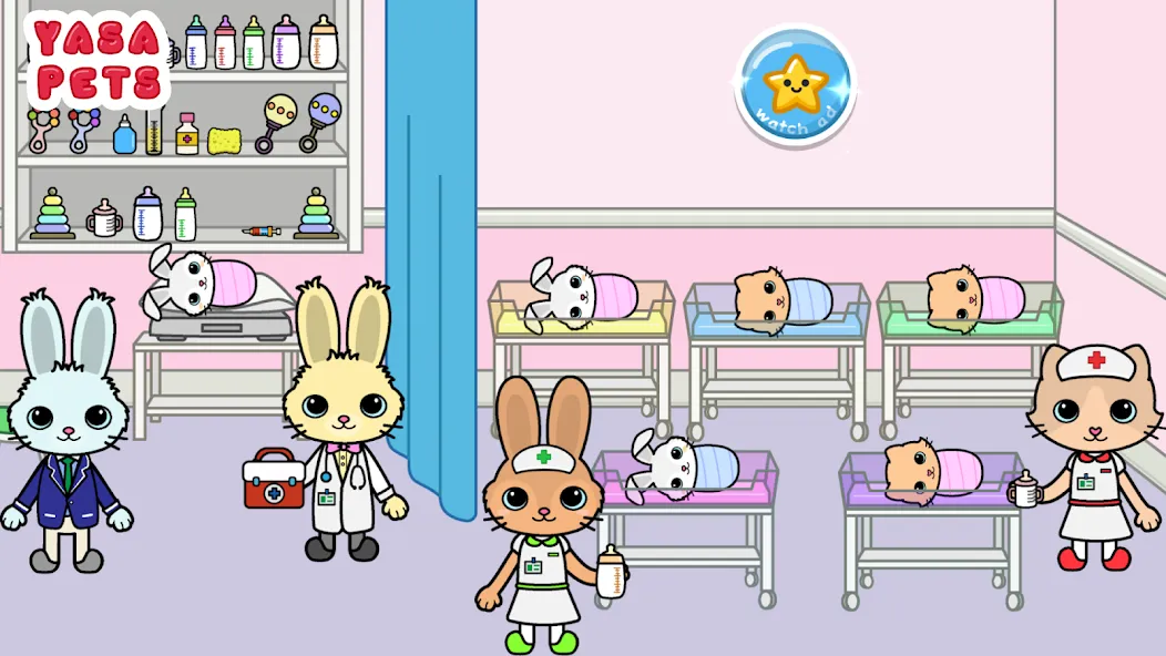 Yasa Pets Hospital (Яса Петс Хоспитал) [МОД: Бесконечные деньги, Монеты и Мега MOD] Screenshot 2