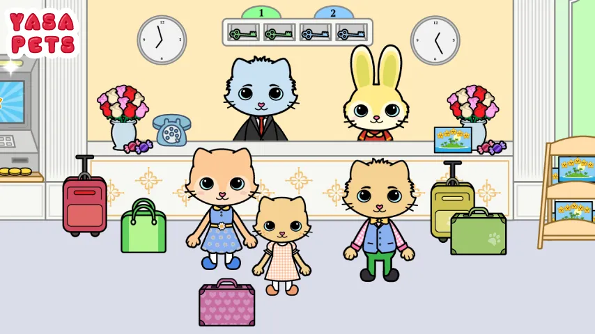 Yasa Pets Hotel (Яса Петс Хотел) [МОД: Все открыто, Дополнительные деньги и Меню MOD] Screenshot 1