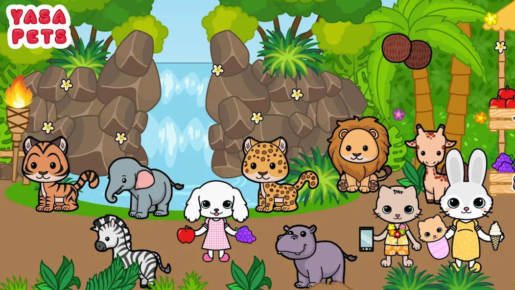 Yasa Pets Island (Яса Петс Айленд) [МОД: Бесконечные деньги, Монеты и Мега MOD] Screenshot 4