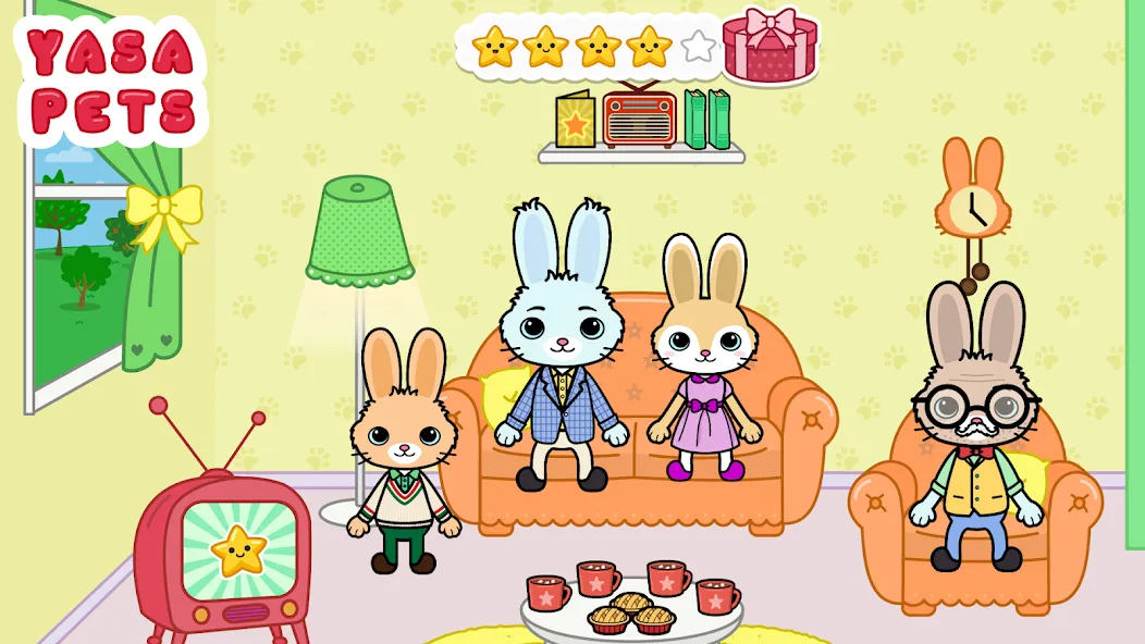 Yasa Pets Village (Яса Петс Вилладж) [МОД: Много денег, Монет и Все открыто] Screenshot 1