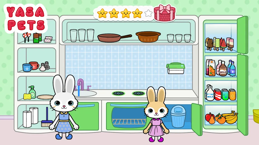 Yasa Pets Village (Яса Петс Вилладж) [МОД: Много денег, Монет и Все открыто] Screenshot 2