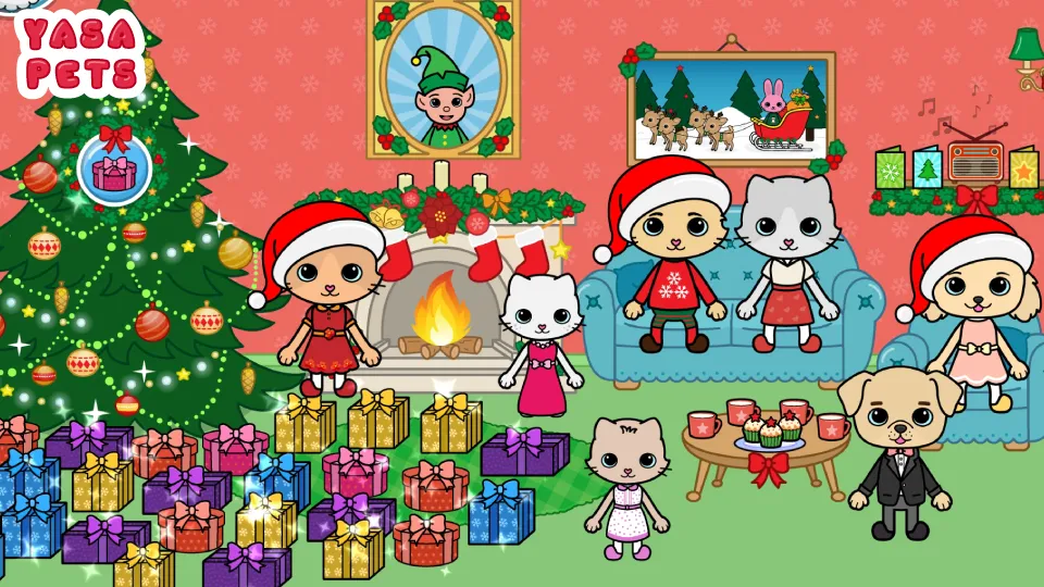Yasa Pets Christmas (Яса Петс Кристмас) [МОД: Все открыто, Дополнительные деньги и Меню MOD] Screenshot 3