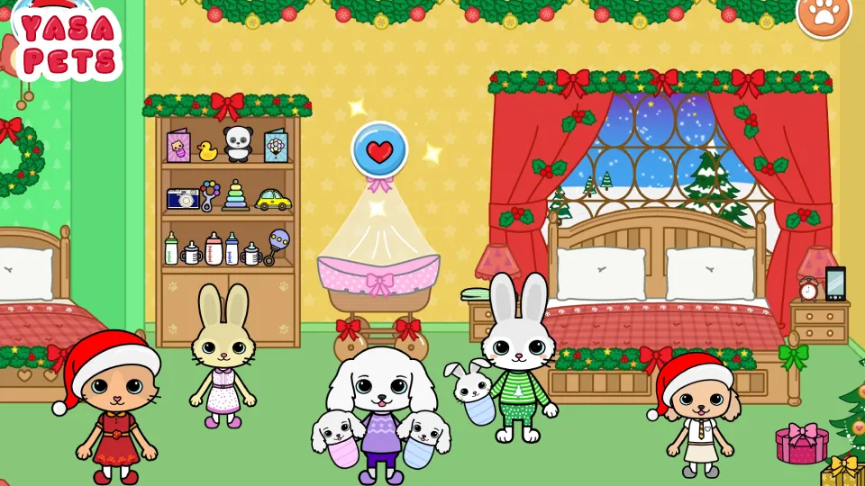 Yasa Pets Christmas (Яса Петс Кристмас) [МОД: Все открыто, Дополнительные деньги и Меню MOD] Screenshot 4