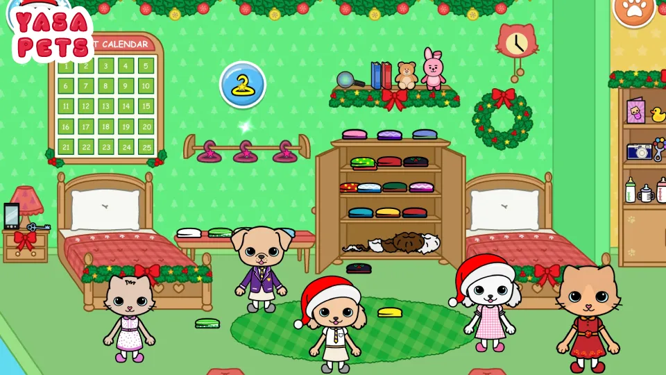 Yasa Pets Christmas (Яса Петс Кристмас) [МОД: Все открыто, Дополнительные деньги и Меню MOD] Screenshot 5