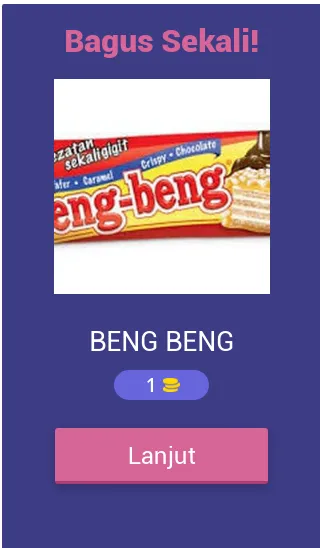 Tebak Makanan Ringan Indonesia (Гаме маканан Ринган) [МОД: Деньги, Монеты и Меню MOD] Screenshot 2
