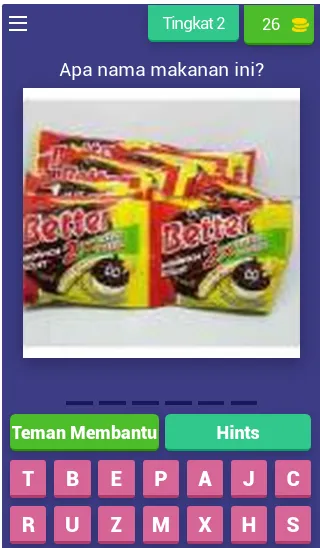 Tebak Makanan Ringan Indonesia (Гаме маканан Ринган) [МОД: Деньги, Монеты и Меню MOD] Screenshot 3