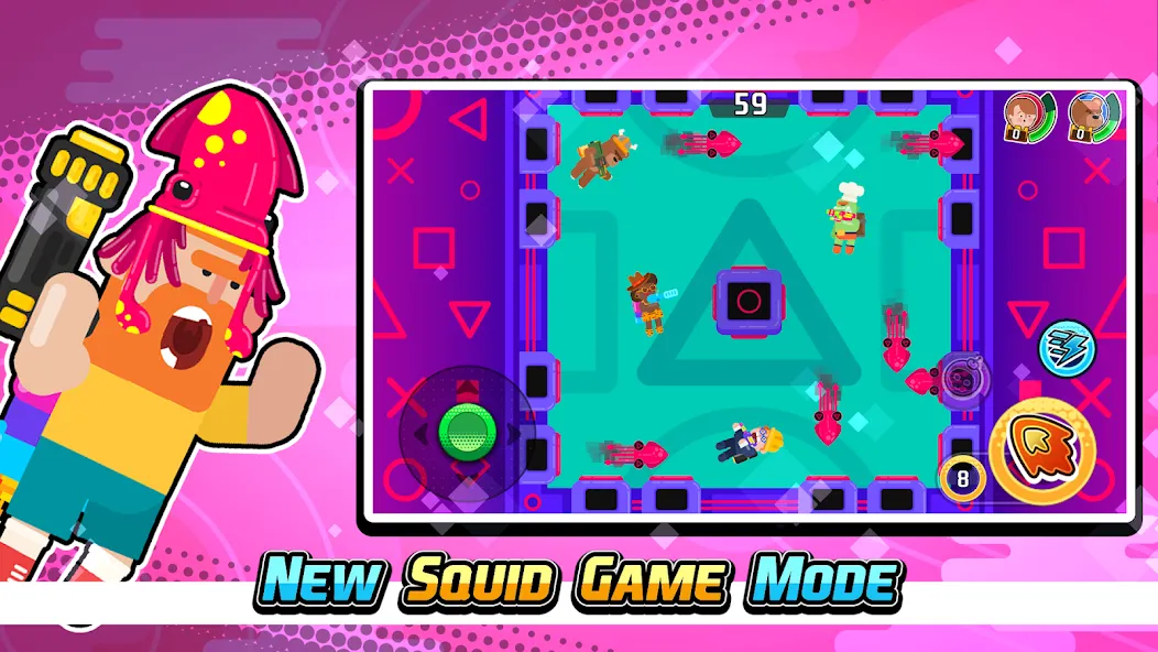 Gravity Brawl: Hero Shooter [МОД: Все открыто, Дополнительные деньги и Меню MOD] Screenshot 4
