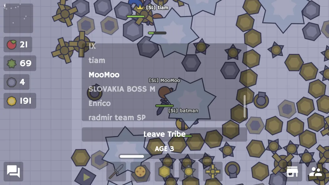 MooMoo.io (Official) [МОД: Деньги, Монеты и Меню MOD] Screenshot 5