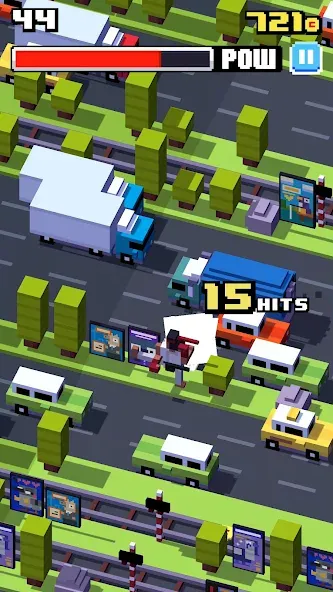 Crossy Road (Кросси Роуд) [МОД: Меню, Бесконечные монеты и Открытые уровни] Screenshot 2