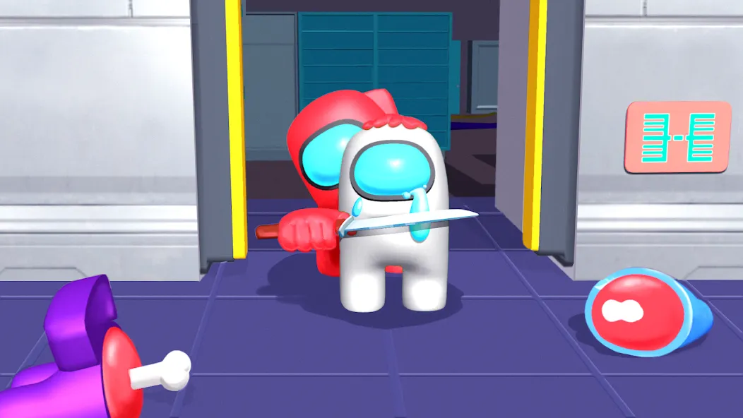 Red Imposter (Ред Импостер) [МОД: Деньги, Монеты и Меню MOD] Screenshot 1