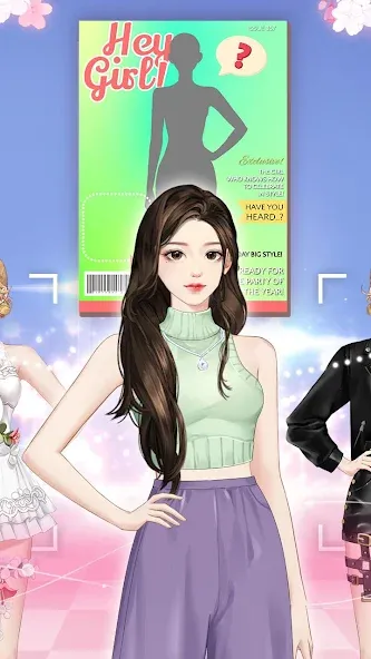 Fashion City：Style&Dress Up [МОД: Меню, Бесконечные монеты и Открытые уровни] Screenshot 1