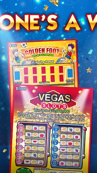 Lottery Scratch Off - Mahjong [МОД: Бесконечные деньги, Монеты и Мега MOD] Screenshot 2