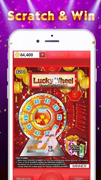 Lottery Scratch Off - Mahjong [МОД: Бесконечные деньги, Монеты и Мега MOD] Screenshot 5