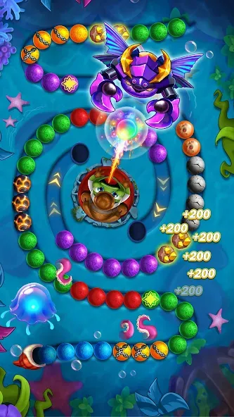 Marble Puzzle Legend (Зумбалл Делюкс) [МОД: Много денег, Монет и Все открыто] Screenshot 1