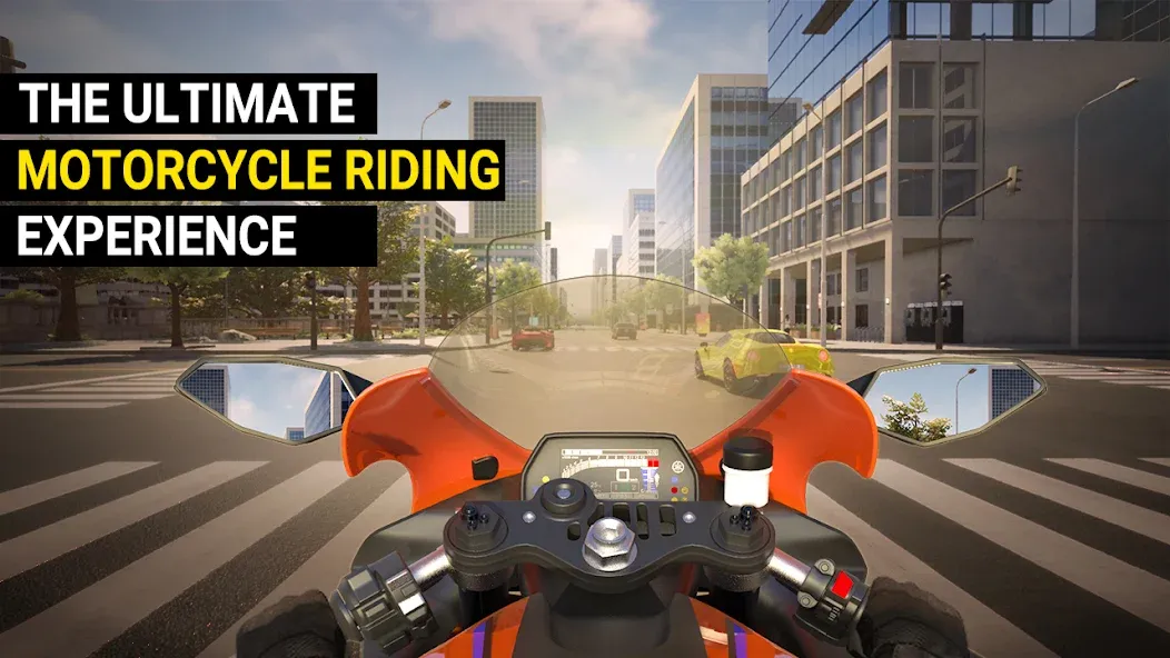 Speed Moto Dash:Real Simulator (Спид Мото Дэш) [МОД: Меню, Бесконечные монеты и Открытые уровни] Screenshot 1