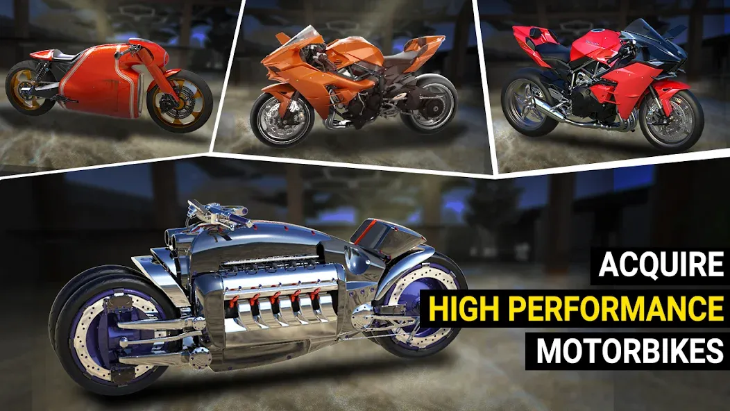 Speed Moto Dash:Real Simulator (Спид Мото Дэш) [МОД: Меню, Бесконечные монеты и Открытые уровни] Screenshot 3