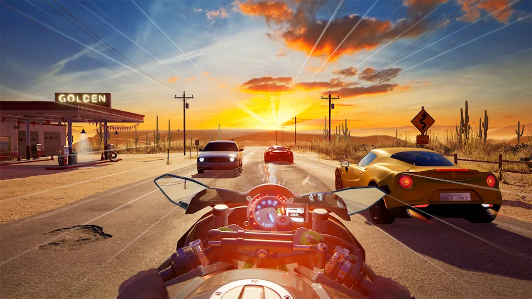 Speed Moto Dash:Real Simulator (Спид Мото Дэш) [МОД: Меню, Бесконечные монеты и Открытые уровни] Screenshot 4