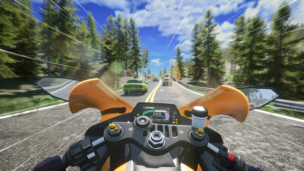 Speed Moto Dash:Real Simulator (Спид Мото Дэш) [МОД: Меню, Бесконечные монеты и Открытые уровни] Screenshot 5