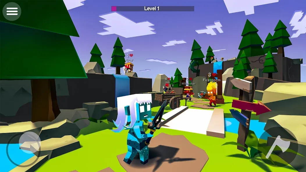 AXES.io [МОД: Деньги, Монеты и Меню MOD] Screenshot 3
