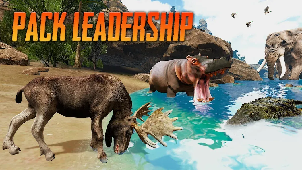 The Moose - Animal Simulator (Зе Мус) [МОД: Меню, Бесконечные монеты и Открытые уровни] Screenshot 4