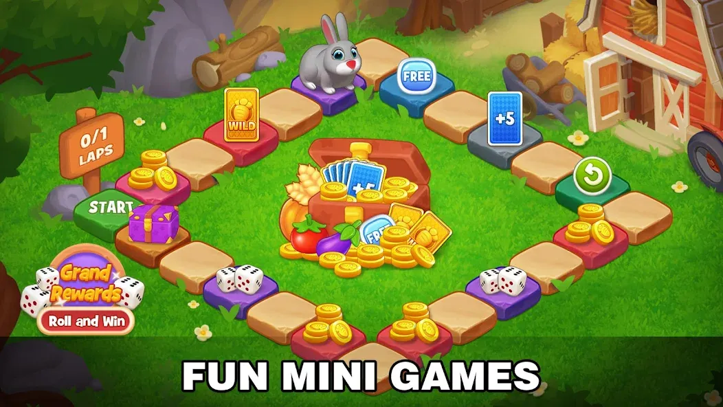 Solitaire Farm: Card Games (Соляр Фарм) [МОД: Бесконечные деньги, Монеты и Мега MOD] Screenshot 3