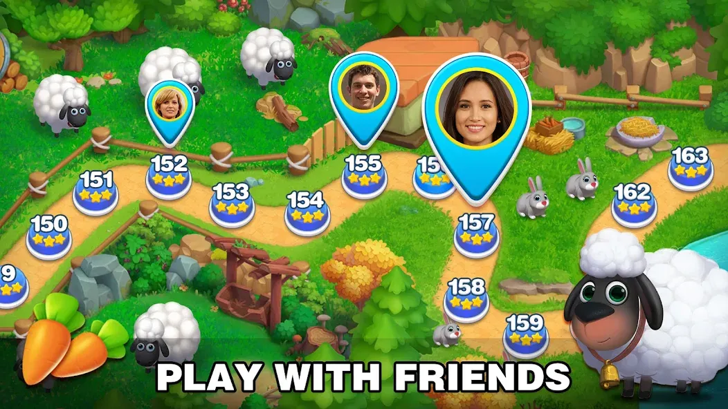 Solitaire Farm: Card Games (Соляр Фарм) [МОД: Бесконечные деньги, Монеты и Мега MOD] Screenshot 4