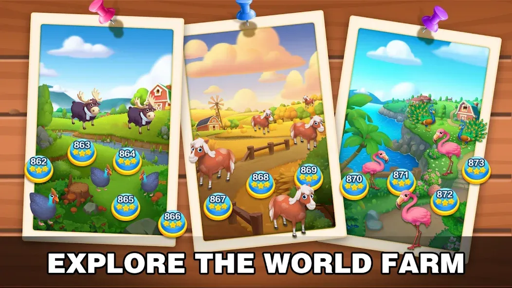Solitaire Farm: Card Games (Соляр Фарм) [МОД: Бесконечные деньги, Монеты и Мега MOD] Screenshot 5